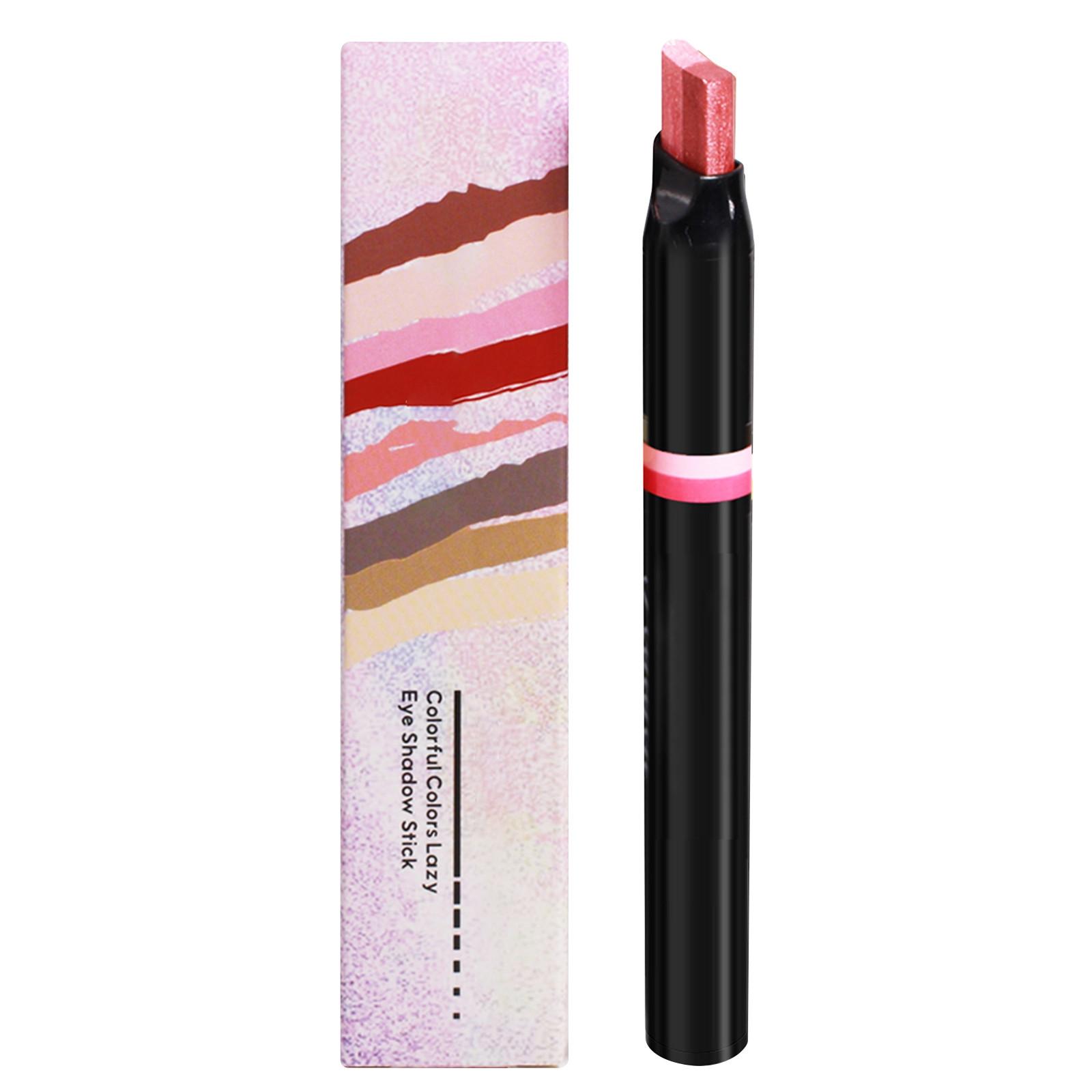 

Ленивые тени-карандаш с плавным переходом цвета, нежный макияж глаз, украшение, водостойкий двухцветный карандаш для теней One Size