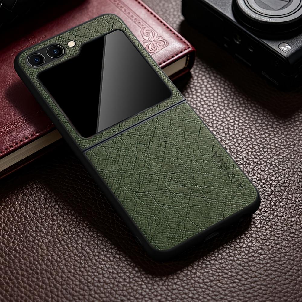 Phone Case: Minimalist Luxury Style Phone Case for Samsung for Galaxy Z Flip 8 7 FE 6 5 4 3 Scratch-resistant Protection for Galaxy Z Flip8 Case