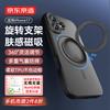 Magnetic Stand | 360° AdjustableiPhone 17 Magnetic Case Magnetic Apple 17 Protective Skin Magnetic Shockproof MagSafe Charging Black