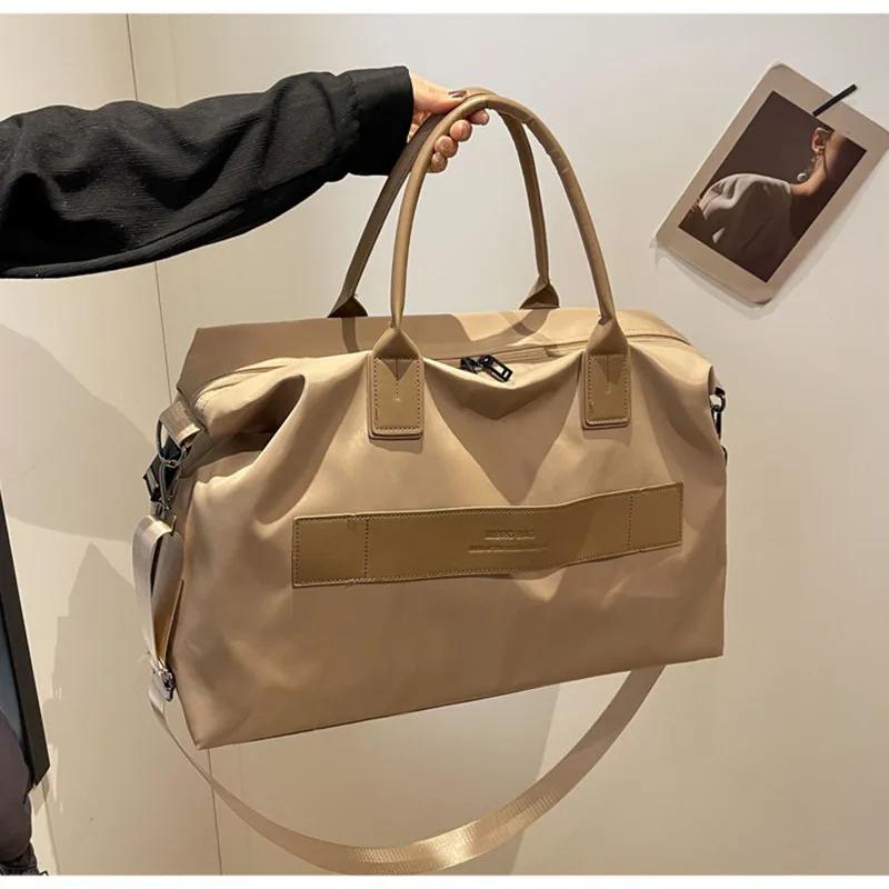 New For Women'S Fashion Large Capacity Business Travel Bag Short Distance Travel Backpack For Production Storage Luggage Bag