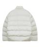 Standarderror 87-Stan021 Essential Asymmetrical Oversized Hooded Padded Jumper Ivory