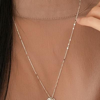 BELLOOGGI Frill Heart Necklace (50cm)