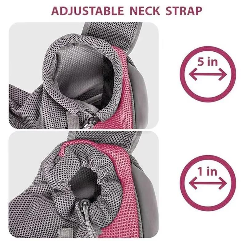 Comfortable Adjustable Pet Carrier for Cats and Small Dogs Breathable Soft Outdoor Safe Sling Pet Bag Dog Carrier Backpack