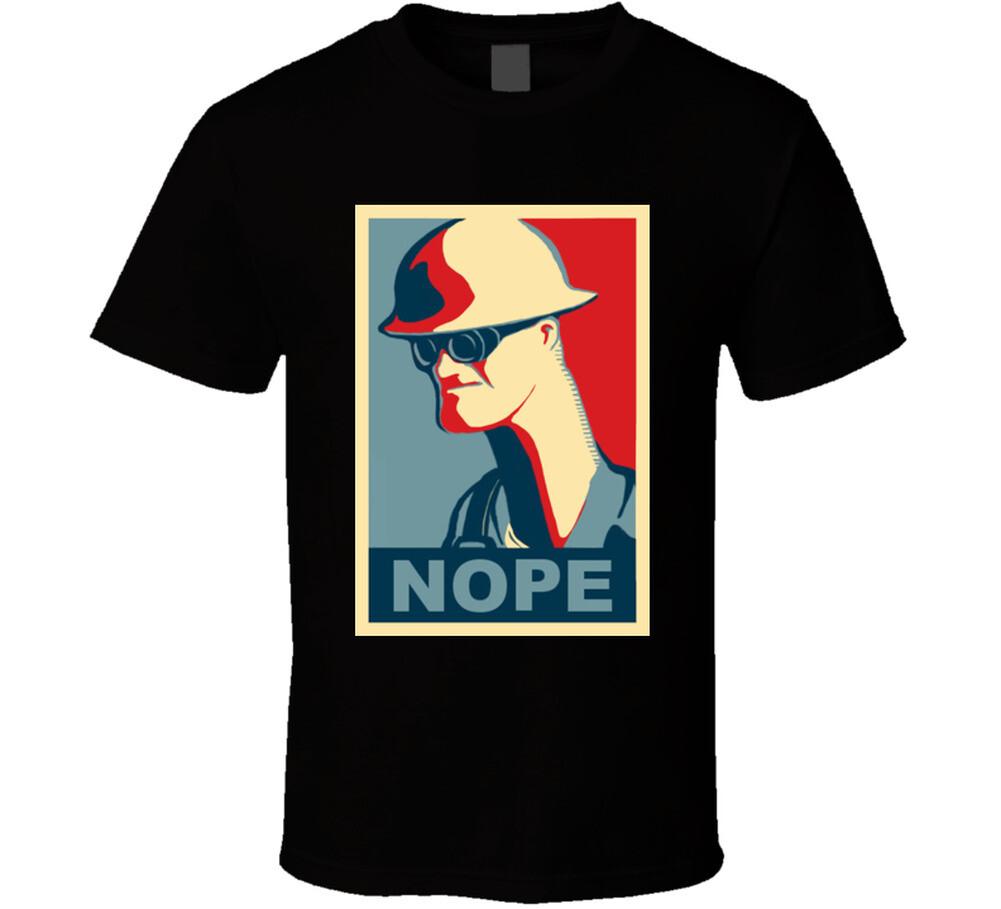 Team Fortress 2 Nope Engineer Funny T Shirt Mens Womens Tees Top XL