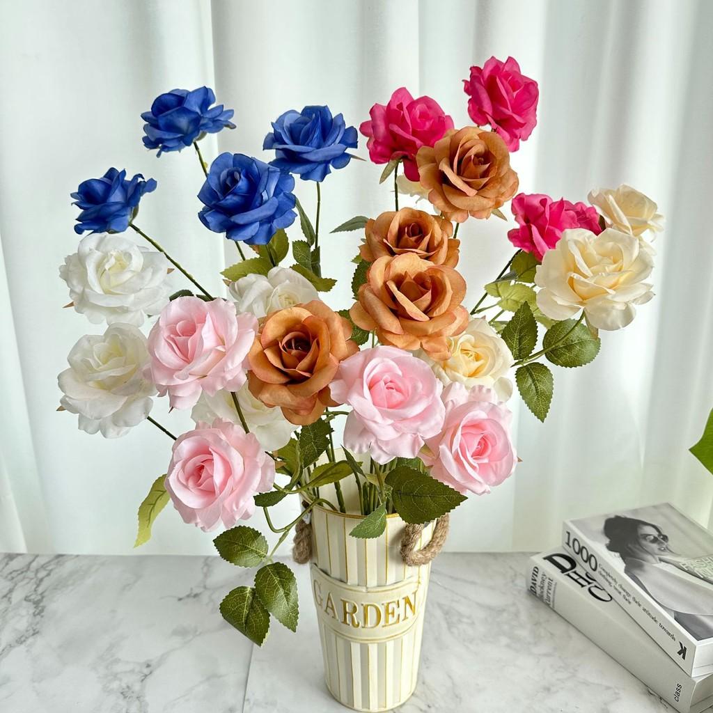 Flower Artificial Rose Wedding Hotel Restaurant Decoration Ornament Desktop