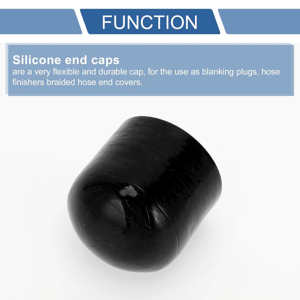 X AUTOHAUX Silicone Cap Silicone Hose Cap Rageter Hose Cooling Piping Processing Mecra Plug