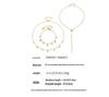 New Zirconia Hexagram Y-Layer Necklace & Bracelet Set - Stainless Steel Luxury European & American Fashion Jewelry