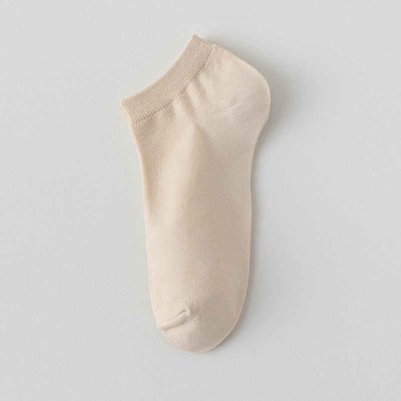 Women's Socks, Summer Thin, Casual, Shallow Breathable Socks, Summer Black and White Women's Boat Socks