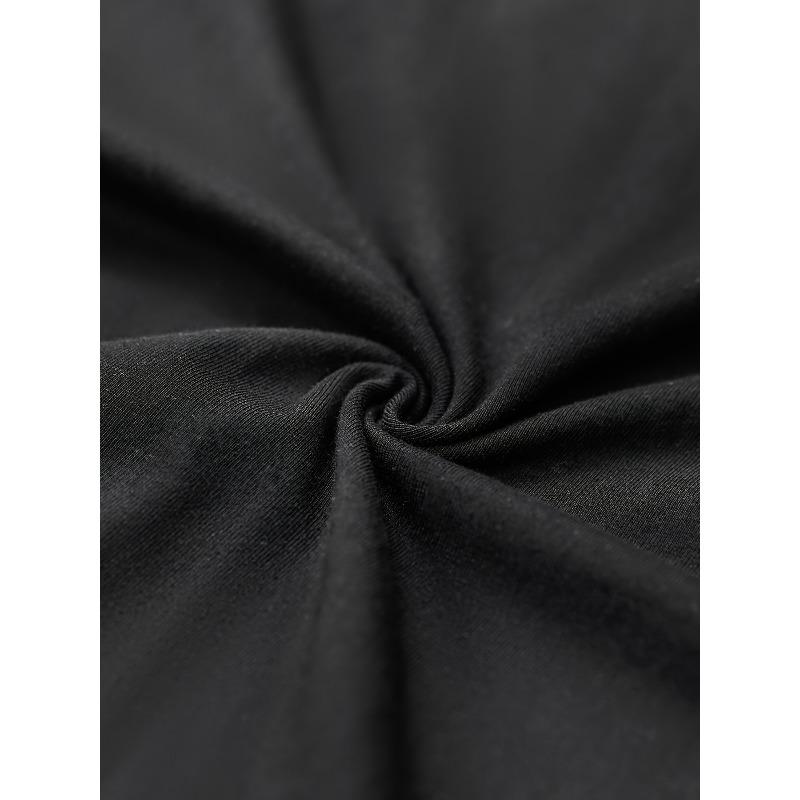 European sizes Russian Vintage Men's Short Sleeve T-Shirt - Cyrillic Graphic Print, Black with White Text, Regular Fit Round Neck Casual Tee