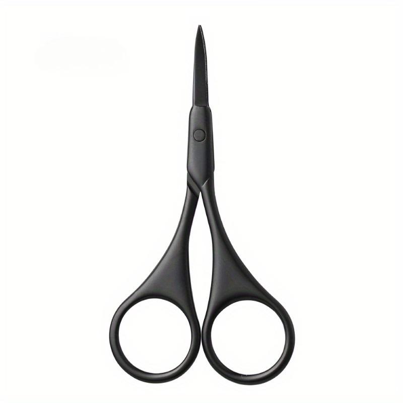 1pc Professional Dual Function Keratin Scissors - Small Scissors for Eyebrow, Eyelash, Nail Trimming and Beauty-