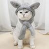 Plush Pet Hat for Ear and Head Protections Halloween Funny Ear Dog Hat for Small Dogs Cats Warm Winter Headgear Hat