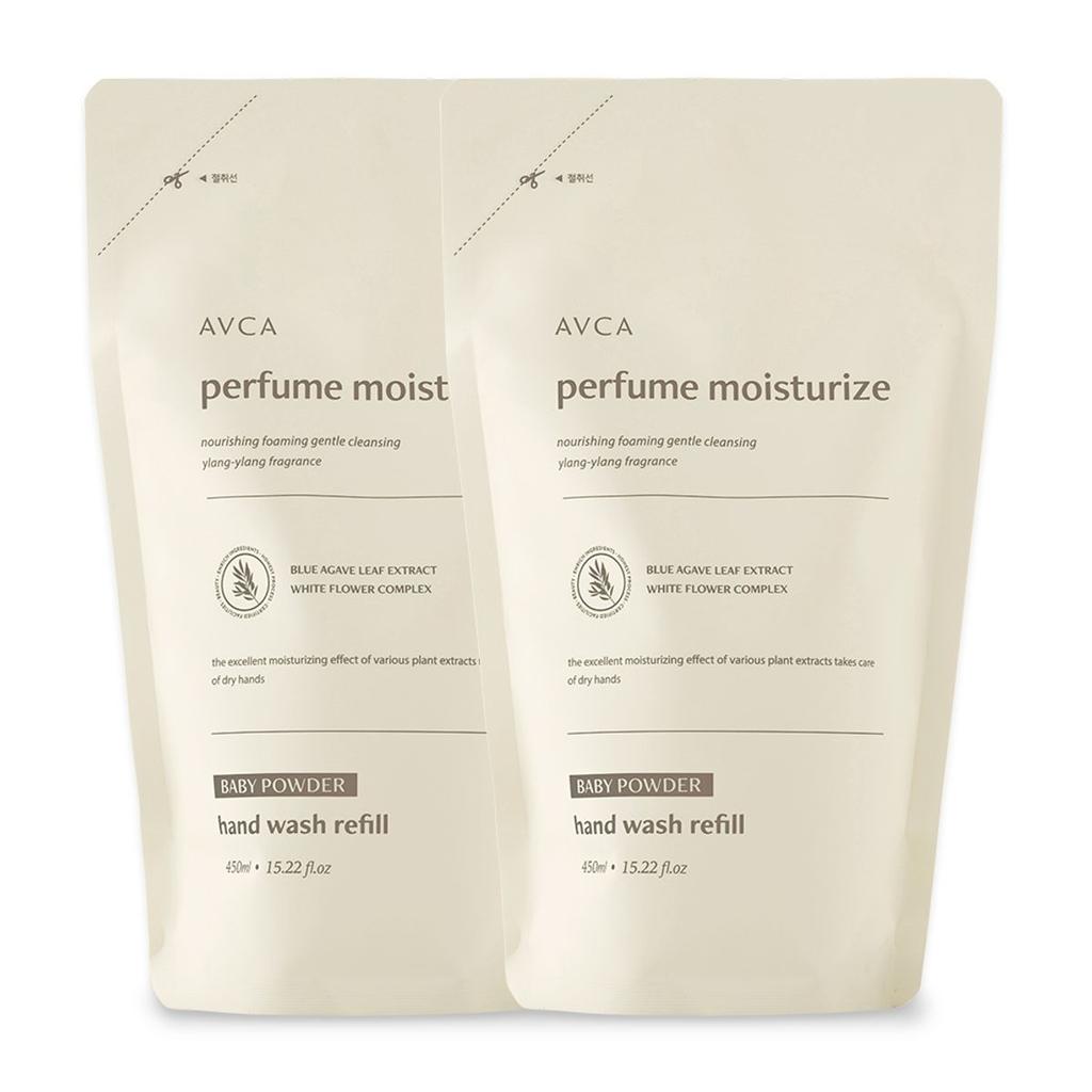 Perfume Hand Wash Baby Powder Refill 450ml X 2