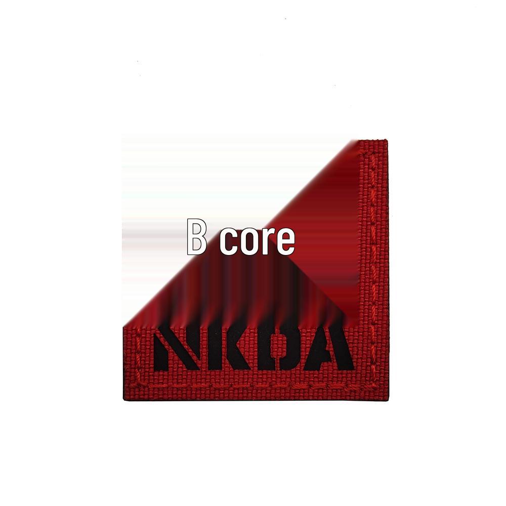 Reflective Velcro Morale Patch - IR Badge, Laser-Cut Blood Type, NKDA Tactical Rescue for Armband or Backpack.