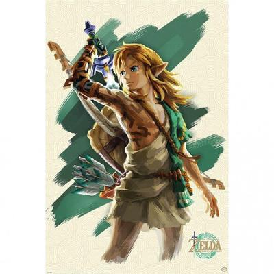La leggenda di Zelda: Maxi poster di Tears of the Kingdom Link Unleashed