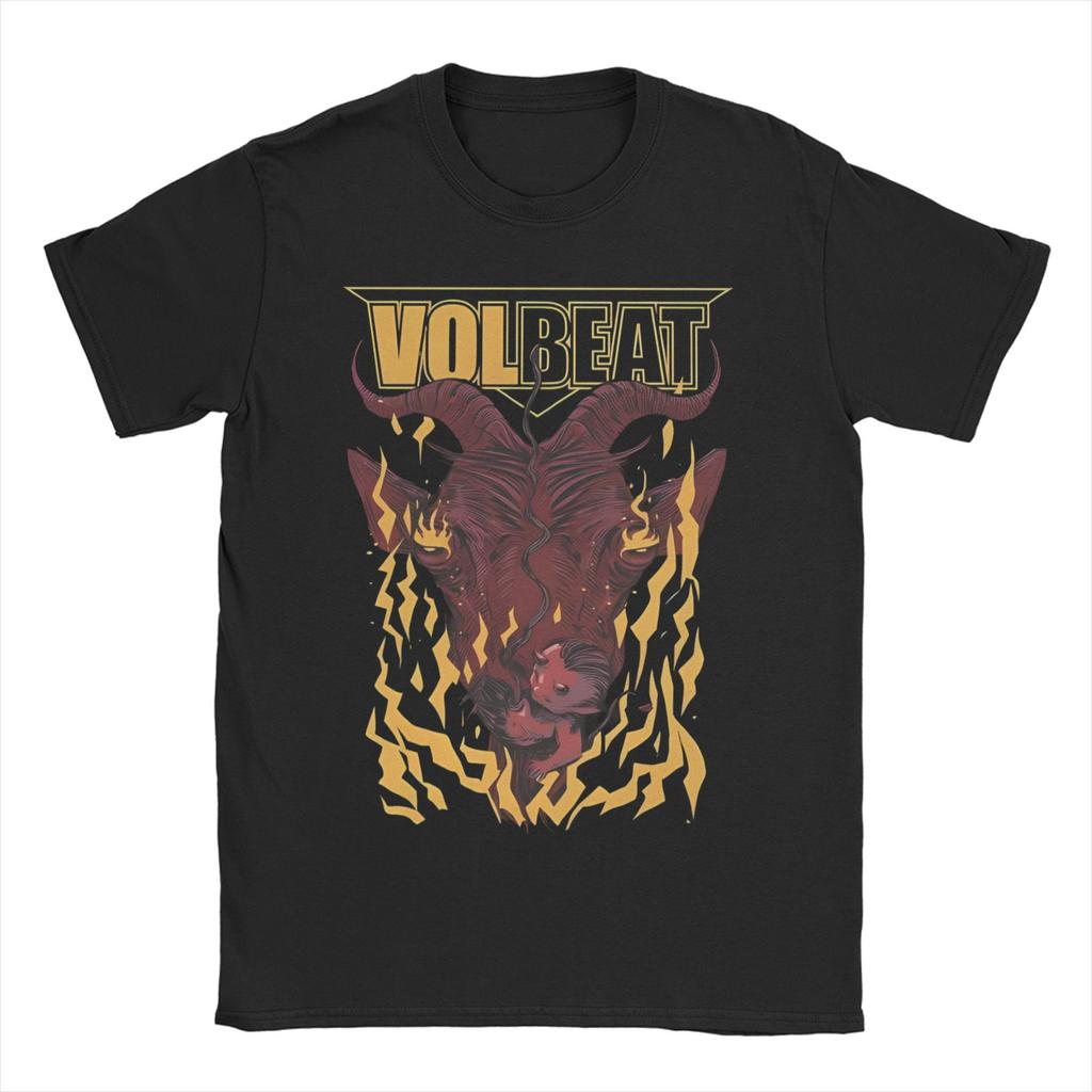 VOLBEATS Tour T-Shirts for Men Women Metal Music Hipster Cotton Tees Crew Neck Short Sleeve T Shirt Summer Tops