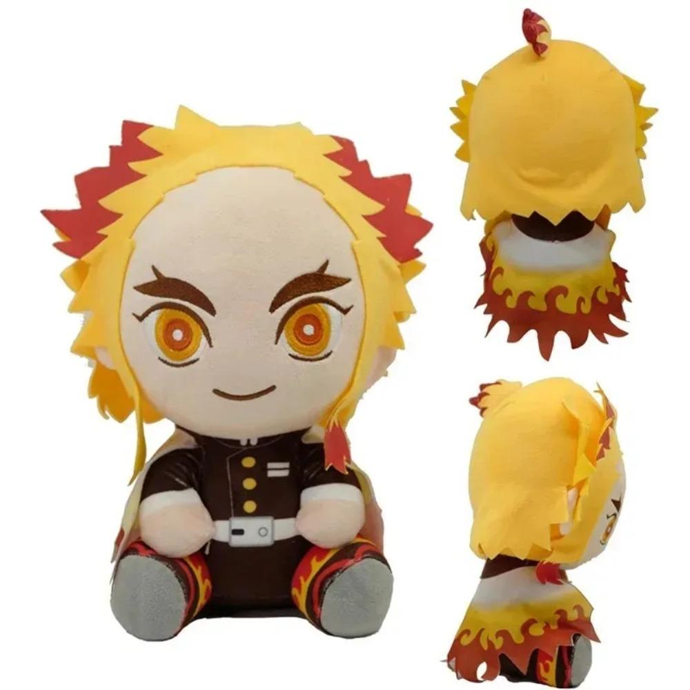 New Demon Slayer Plush Stuffed Toy Kamado Nezuko Akaza Kokushibo Cartoon Anime Figure Manga Doll Pendant Kid Birthday Gift Decor