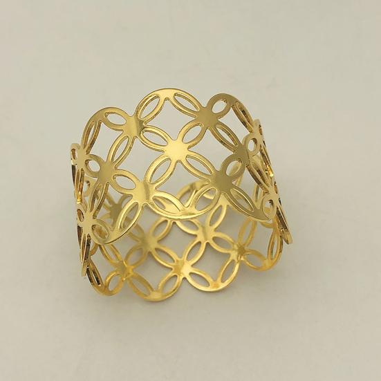 6Pcs Hollow Metal Shape Napkin Ring Wedding Party Dinner Banquet Table Ornament