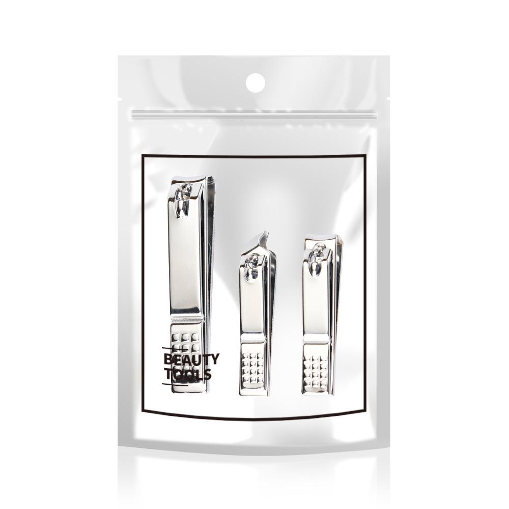 

New Sandblasted Anti-Splash Manicure Nail Clippers 3-Piece Set in Square Tin Box