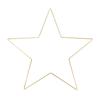 Moon Shaped Iron Ring Metal Craft Hoop for Wreath Wall Hanging Decoration Golden