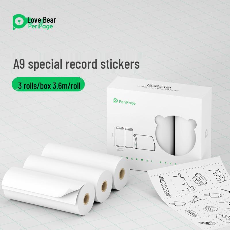 Ericbear A9 High-Definition Thermal Photo Paper, Ten-Year Keepsake, Mistake-Free and Three-Proof Printing.