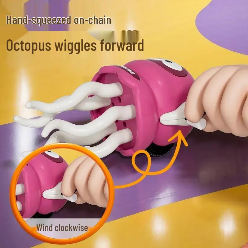 Magischer tanzender Oktopus: Pädagogisches Krabbelspielzeug für Babys und Kinder