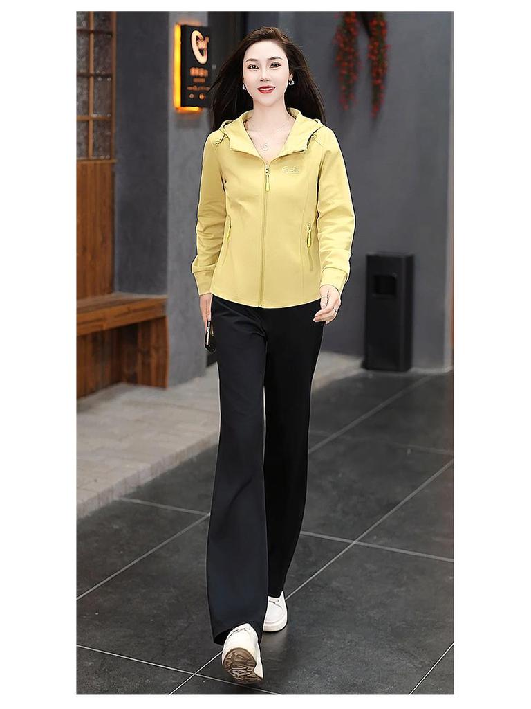 Women's 2025 Hooded Long Sleeve Autumn Coat – Fashionable and Stylish Outerwear