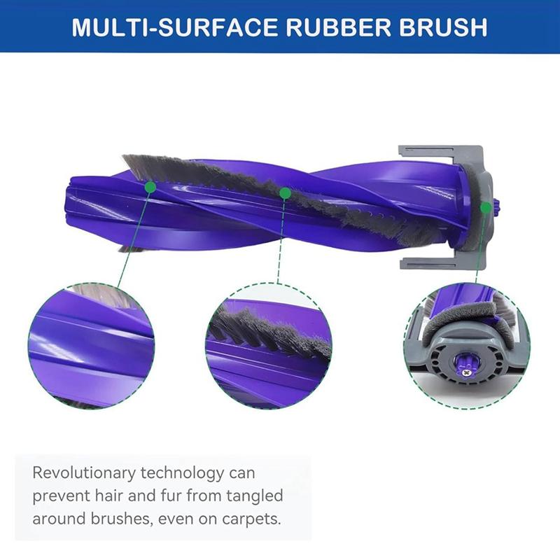 Per Aspirapolvere Robot Narwal Freo X Ultra,R,1 Spazzola Principale,2 Filtri Hepa,2 Sacchetti per la Polvere,4 Panni Mop,4 Spazzole Laterali