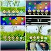 Cute Mini Car Interior Decoration Creative Swinging Flowers Center Console Rearview Mirror Trailer Accessories Women's Gift