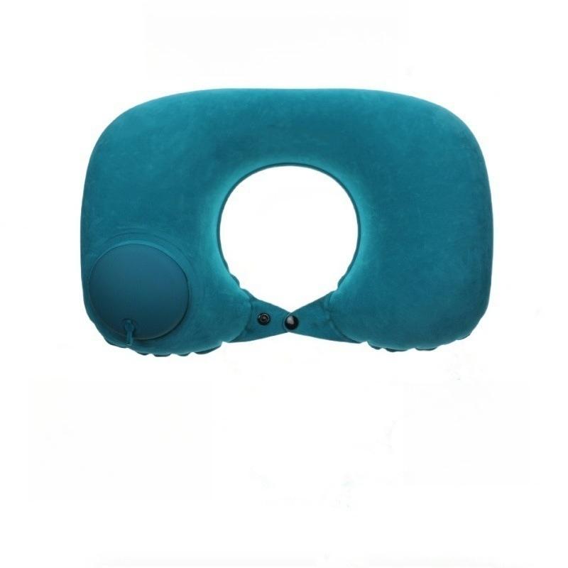 1pcs Inflatable Waist Cushion for Office Nap, U-Shaped Pillow for Neck Protection, Compressed Inflatable Portable Travel Pillow