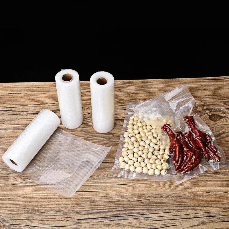 1Roll 12/20x500cm Textured Food Vacuum Storage Packaging Bags for Vacuum Sealer Meat Fruit Vegetable Sous Vide Cooking Bag