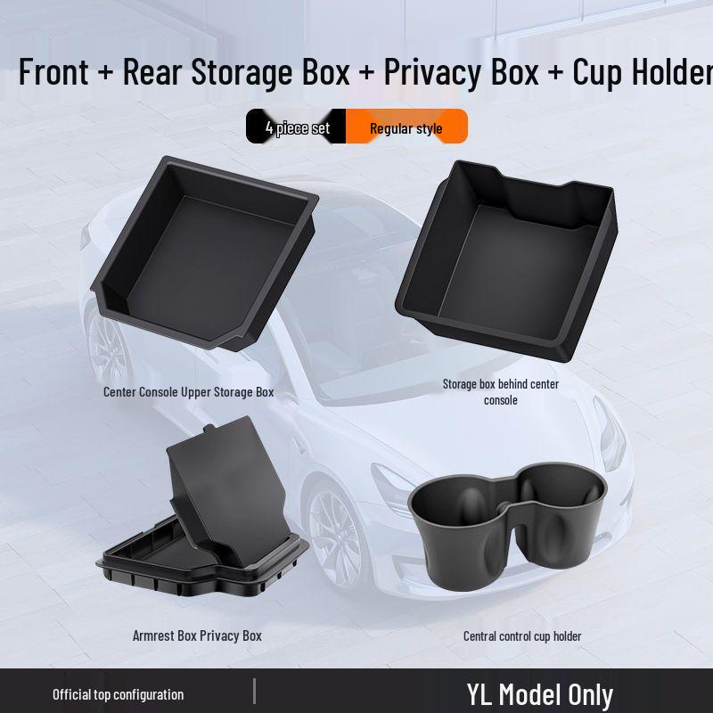 Tesla Model Y/YL Facelift Console Storage Organizer Box