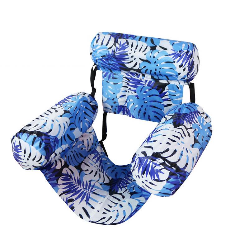 Neue Sommer-Pool-Wassermatratze Hängematte Luftmatratze Bett Strand Wassersport Liege Aufblasbar Faltbar Schwimmring Schwimmstuhl