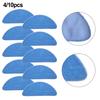 4/10 Pc Microfiber Rags For Ropo Glass 3, For Ropo Glass 4 Robot  Vacuum Cleaner Dry And Wet Usage Mop Cloths Pad Floor Cleaning