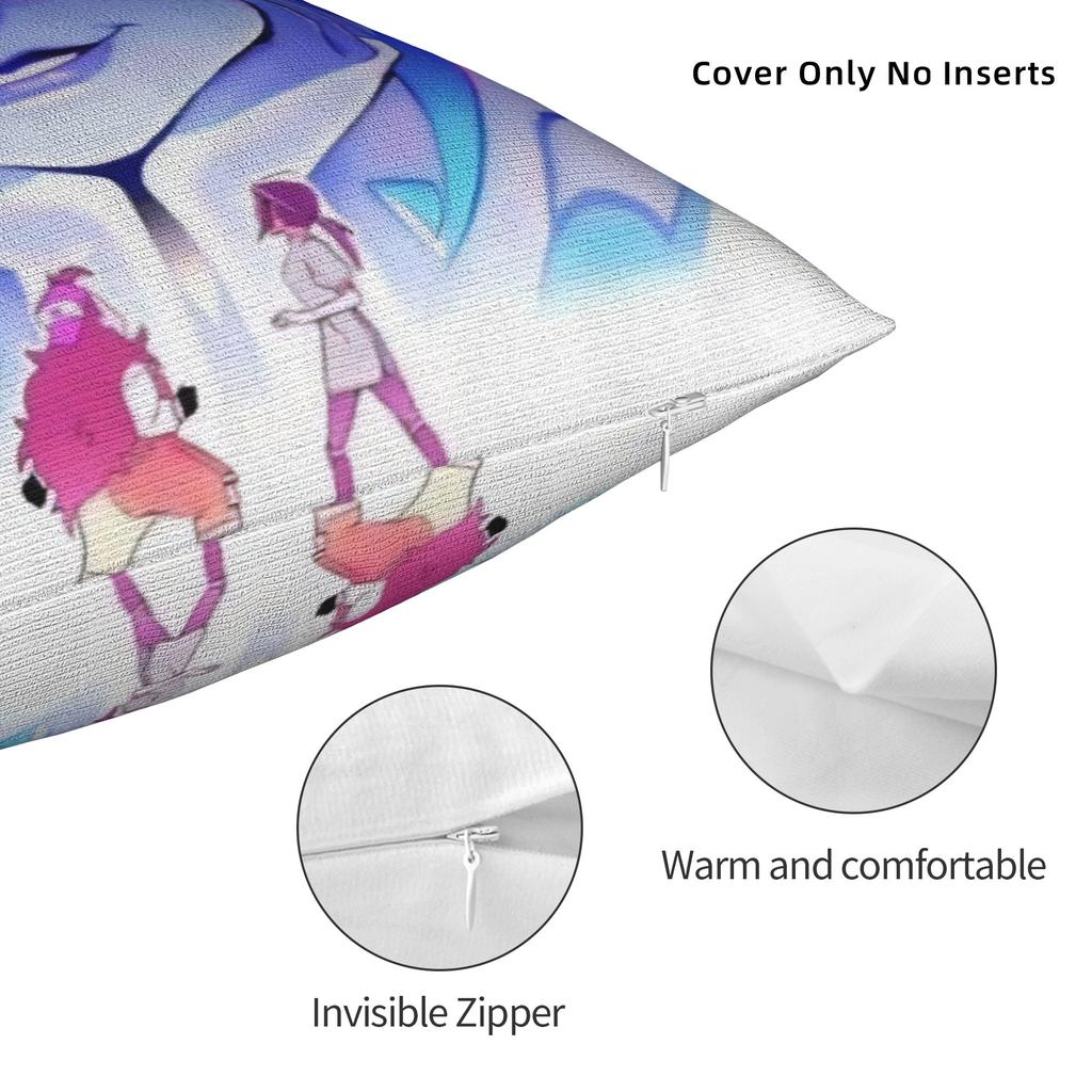 Cartoon Guineveres Pillow Cover Comfy Cushion Cover Cute Funny Pillow Case For Couch Sofa Bedroom