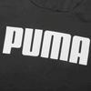 PUMA Logo Printed Casual Sports Pullover American-Style Hoodie for Men, Black