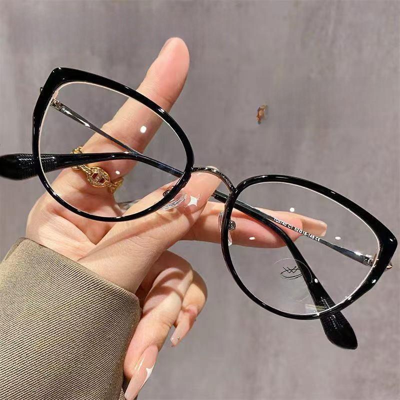 Stylish Cat Eye Blue Light Glasses With Pc Frames For Everyday Use And Clear Vision