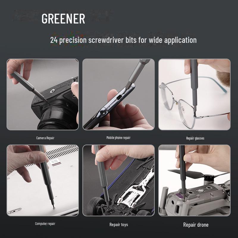 Green Forest Multi-function Screwdriver Set for Electronics Repair