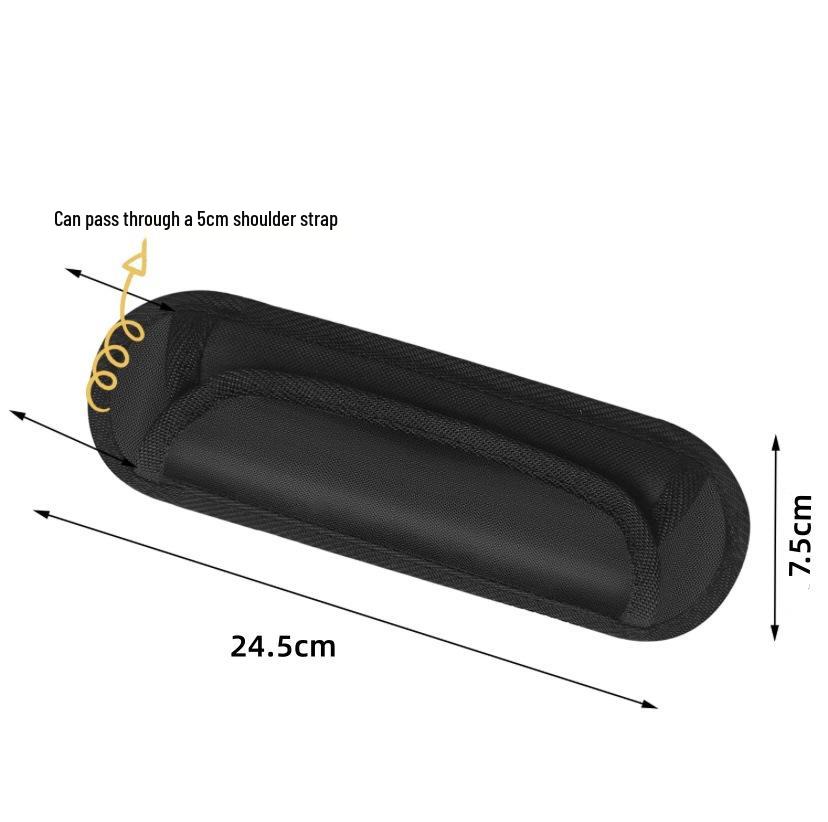 Cross-border Laptop Bag with Guitar Strap, Camera Pockets, Detachable Shoulder Pad, Breathable and Thickened Design.