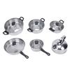 Cookware Set Stainless Steel Kitchen Pots and Pans Set with Tea Kettle Glass Lids for Cooking Frying Boiling Stewing