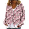 Womens Zip Up Sweaters Sweatshirts Long Sleeve Oversized Jackets Soft Casual Loose Tunic Tops