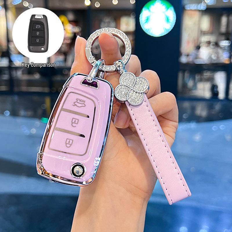 Kompatibel mit 20 Modellen: Schlüsselabdeckung für Beijing Hyundai New Elantra, Verna, ix25, Mistra, ix35 - Schutzschale Schnalle