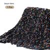 Rebower Iridescent Sequin Velvet Shimmer Sparkle Shiny Fabric for Dress Linen Birthday and Home 1 Multicolor Fabric, Backdrops, Parties, Decorations,