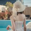 Sun Hat Women's Sunscreen UV Protection Summer Hat Fashion Sunshade Straw Hat Korean Version Versatile Trend Beach Hat