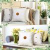 Home Simple Ins Style Sun Flower B&B Sofa Petal Wabi-sabi Tufted Loop Velvet Towel Pillowcase