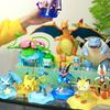 Cartoon Anime Building Block Pikachu Charizard Charmander Bulbasaur Squirtle Mewtwo Figure Toy Children Birthday Gift