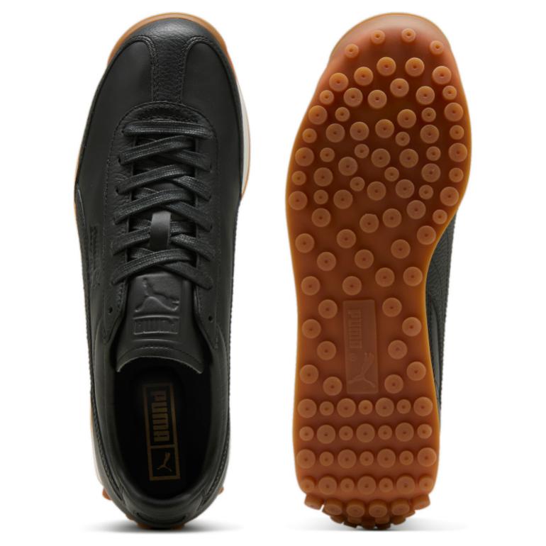 Puma Easy Rider Lth Comfortable Retro Low Top Lifestyle Shoes Unisex Sneaker Black 399029-01