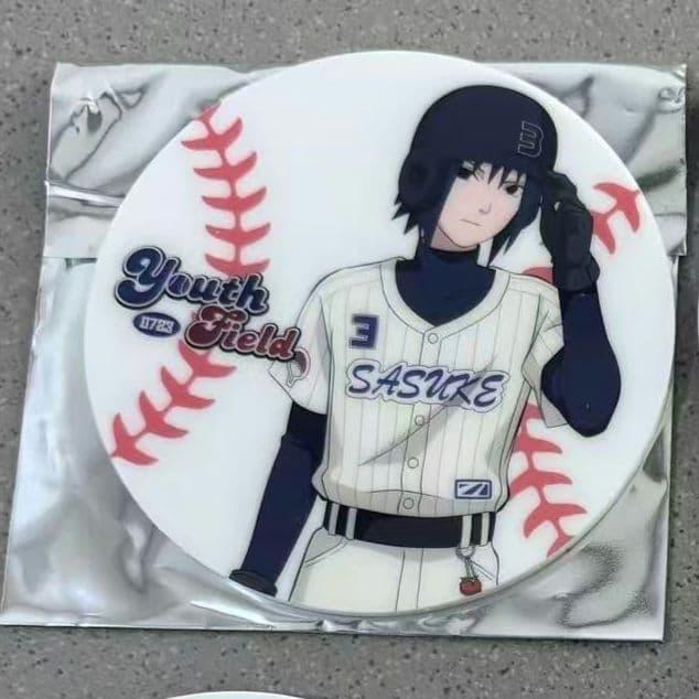 Used NARUTO Ichiraku Ramen Seishun Eijo Series Acrylic Coaster Sasuke