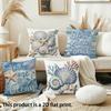 1/4pcs Life is Better at the Beach Ocean Inspired Pillow Covers Sofa bed cushion cover home bedroom decoration, 2D flat printing