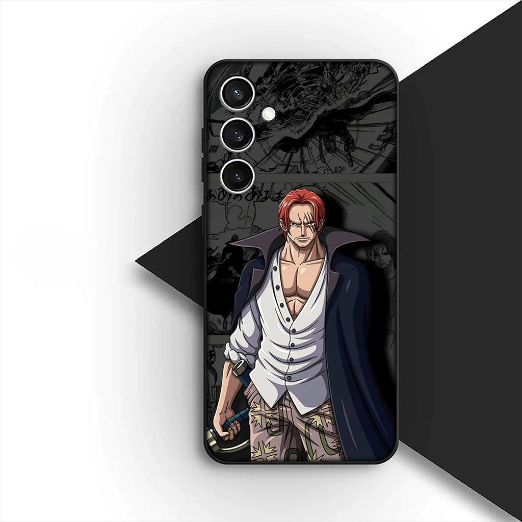 Cover for Motorola Moto G55 G45 G75 G85 G35 Edge 50 30 Fusion 40 NEO Ultra Pro Casing Phone Case Shanks Red Hair One Piece Luffy