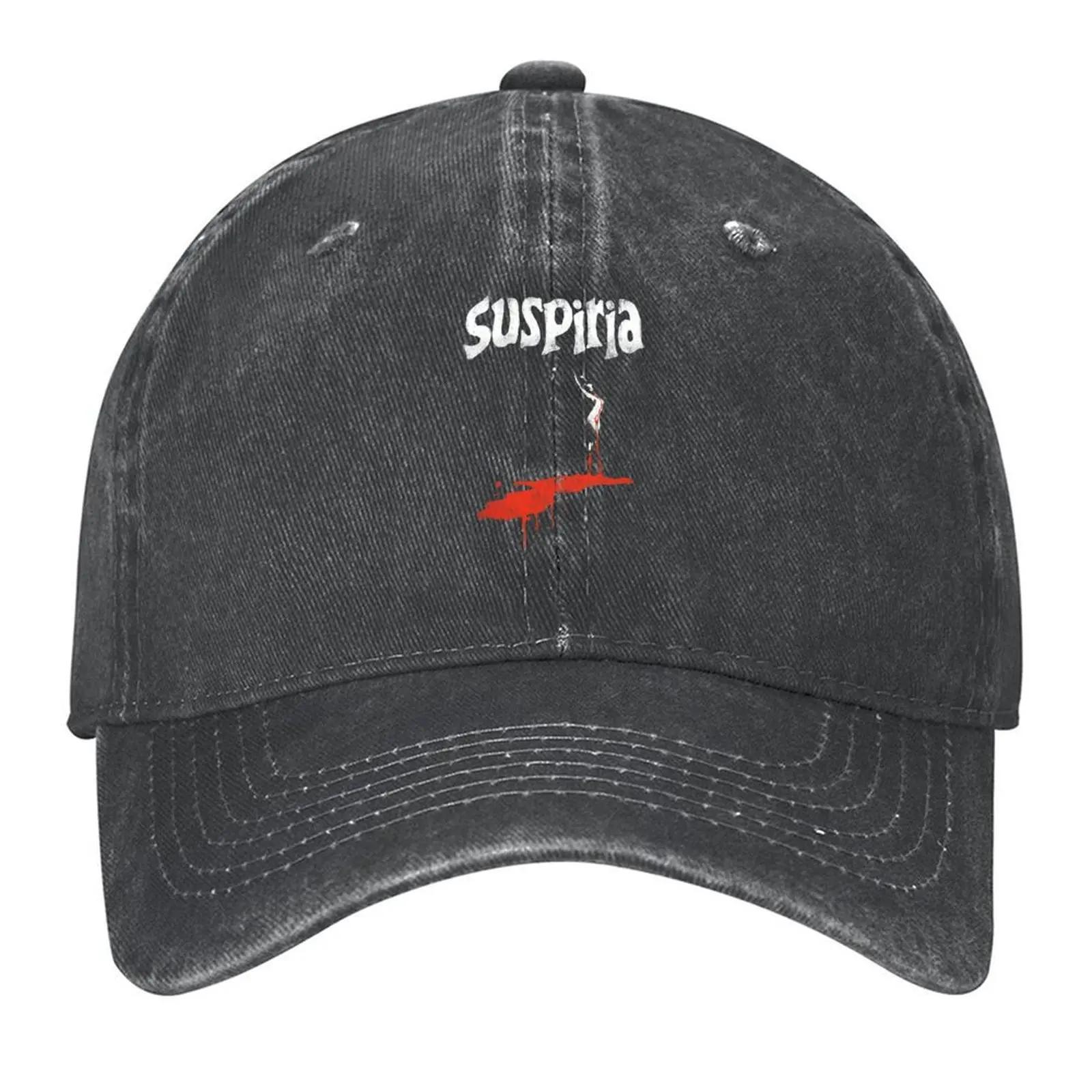 

Suspiria red and white vintage Baseball Cap Streetwear winter hats for men Wild Ball Hat Beach Bag Men Hats Women s